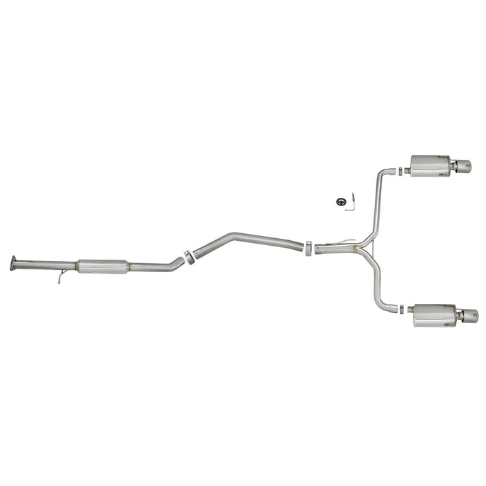 aFe Power Takeda 2-1/2 IN to 1-3/4 IN 304 Stainless Steel Cat-Back Exhaust Honda Accord 13-17 L4-2.4L
