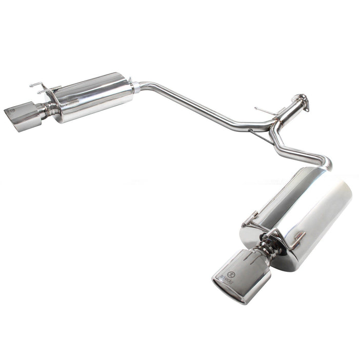 aFe Power Takeda 2-1/4 IN to 1-3/4 IN 304 Stainless Steel Axle-Back Exhaust System Honda Accord Coupe EX-L 13-16 V6-3.5L