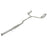 aFe Power Takeda 2-1/2 IN to 1-3/4 IN 304 Stainless Steel Cat-Back Exhaust System Honda Accord Coupe EX-L 13-16 V6-3.5L