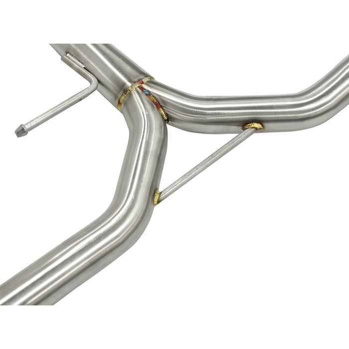 aFe Power Takeda 2-1/2 IN to 1-3/4 IN 304 Stainless Steel Cat-Back Exhaust System Honda Accord Coupe EX-L 13-16 V6-3.5L