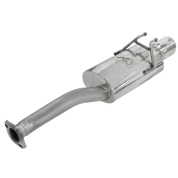 aFe Power Takeda 2-1/2in 304 Stainless Steel Axle-Back Exhaust System Honda Civic 06-11 L4-1.8L