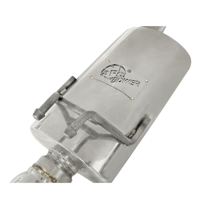 aFe Power Takeda 2-1/2in 304 Stainless Steel Axle-Back Exhaust System Honda Civic 06-11 L4-1.8L