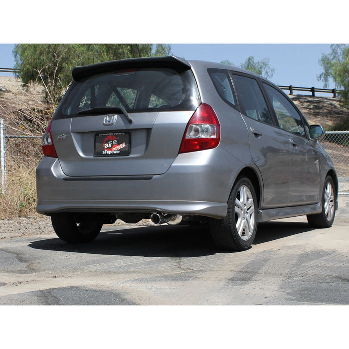 aFe Power Takeda 2in 304 Stainless Steel Axle-Back Exhaust w/Polished Tip Honda Fit 07-08 L4-1.5L