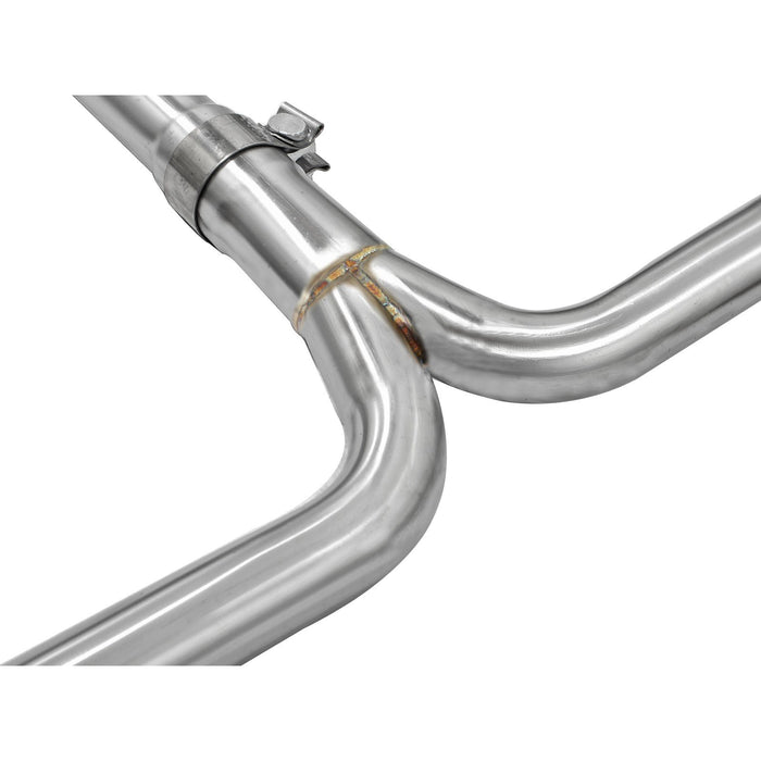 aFe Power Takeda 2-1/4 IN to 2 IN 304 Stainless Steel Cat-Back Exhaust w/Polished Tips Honda Accord 08-12 V6-3.5L
