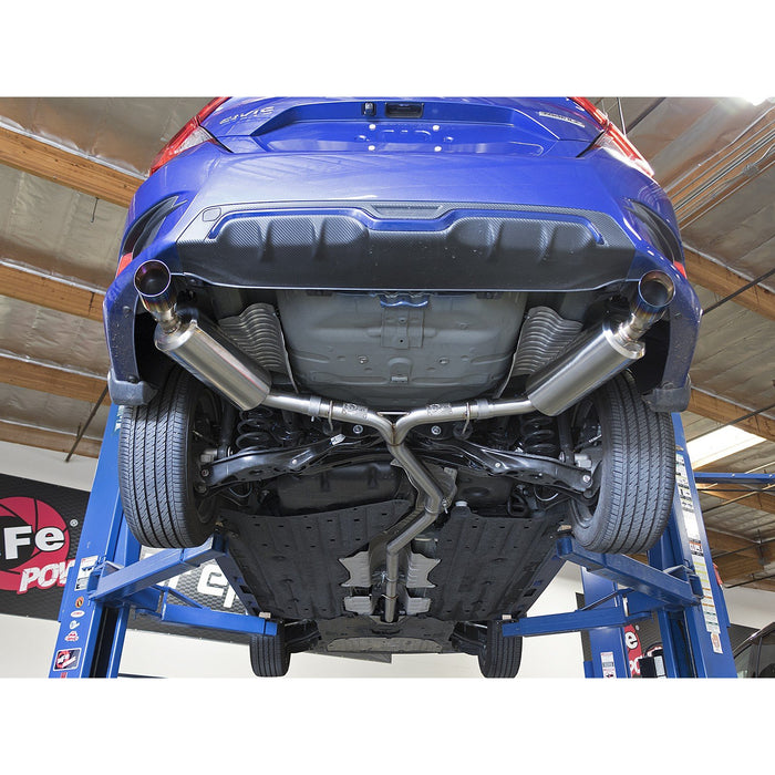 aFe Power Takeda 304 Stainless Steel Cat-Back Exhaust Honda Civic 16-20 L4-1.5L (t)