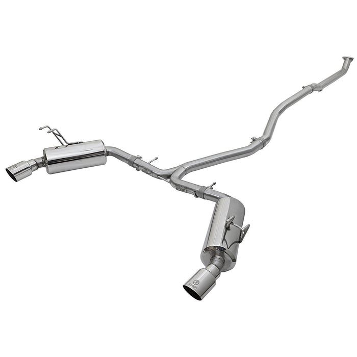 aFe Power Takeda 304 Stainless Steel Cat-Back Exhaust Honda Civic 16-20 L4-1.5L (t)