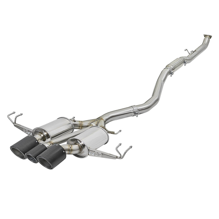 aFe Power Takeda 3 IN 304 Stainless Steel Cat-Back Exhaust System Honda Civic Type R 17-20 L4-2.0L (t)
