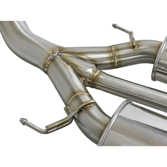 aFe Power Takeda 3 IN 304 Stainless Steel Cat-Back Exhaust System Honda Civic Type R 17-20 L4-2.0L (t)