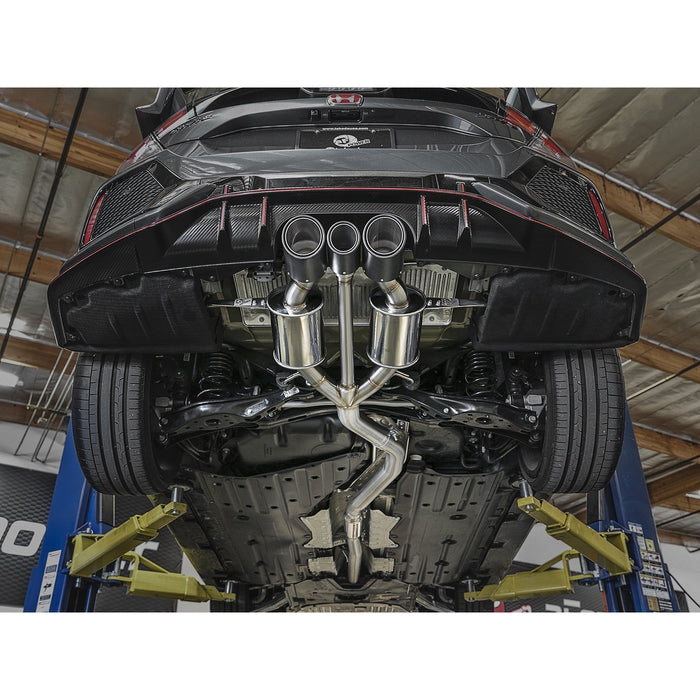 aFe Power Takeda 3 IN 304 Stainless Steel Cat-Back Exhaust System Honda Civic Type R 17-20 L4-2.0L (t)