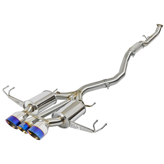 aFe Power Takeda 3 IN 304 Stainless Steel Cat-Back Exhaust System Honda Civic Type R 17-20 L4-2.0L (t)