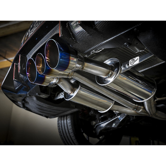 aFe Power Takeda 3 IN 304 Stainless Steel Cat-Back Exhaust System Honda Civic Type R 17-20 L4-2.0L (t)