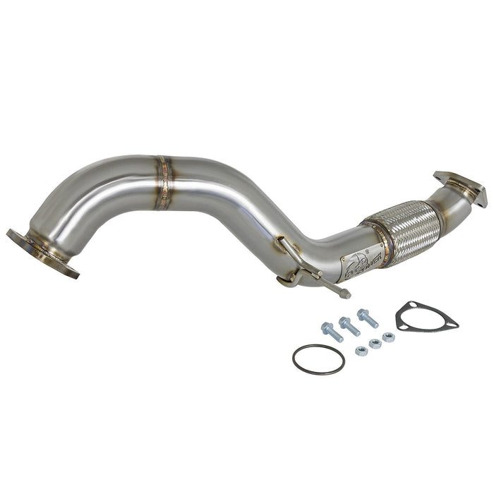 aFe Power Takeda 3 IN 304 Stainless Steel Mid-Pipe Honda Civic Type R 17-20 L4-2.0L (t)