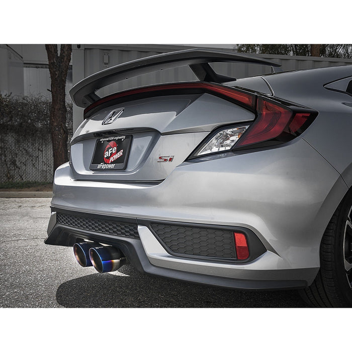 aFe Power Takeda 3 IN 304 Stainless Steel Cat-Back Exhaust Honda Civic Si 17-20 L4-1.5L (t)