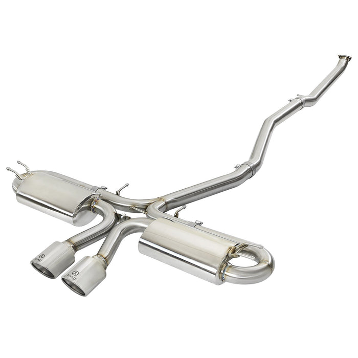 aFe Power Takeda 3 IN 304 Stainless Steel Cat-Back Exhaust Honda Civic Si 17-20 L4-1.5L (t)