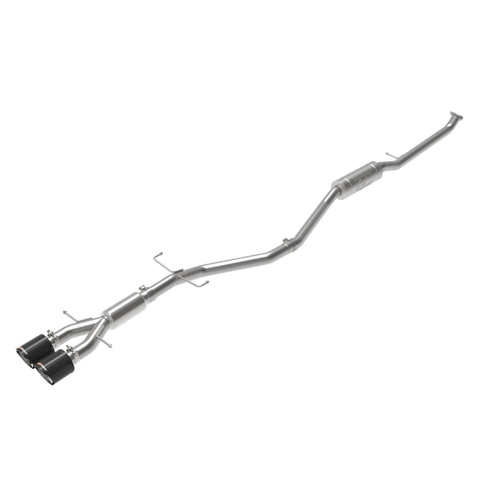 aFe Power Takeda 2-1/2 IN 304 Stainless Steel Cat-Back Exhaust System Honda Civic Si Sedan 17-20 L4-1.5L (t)