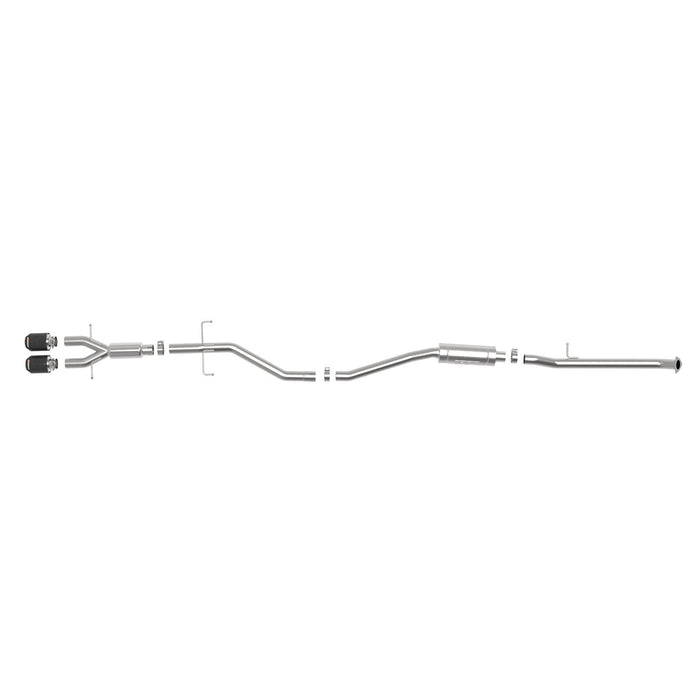 aFe Power Takeda 2-1/2 IN 304 Stainless Steel Cat-Back Exhaust System Honda Civic Si Sedan 17-20 L4-1.5L (t)