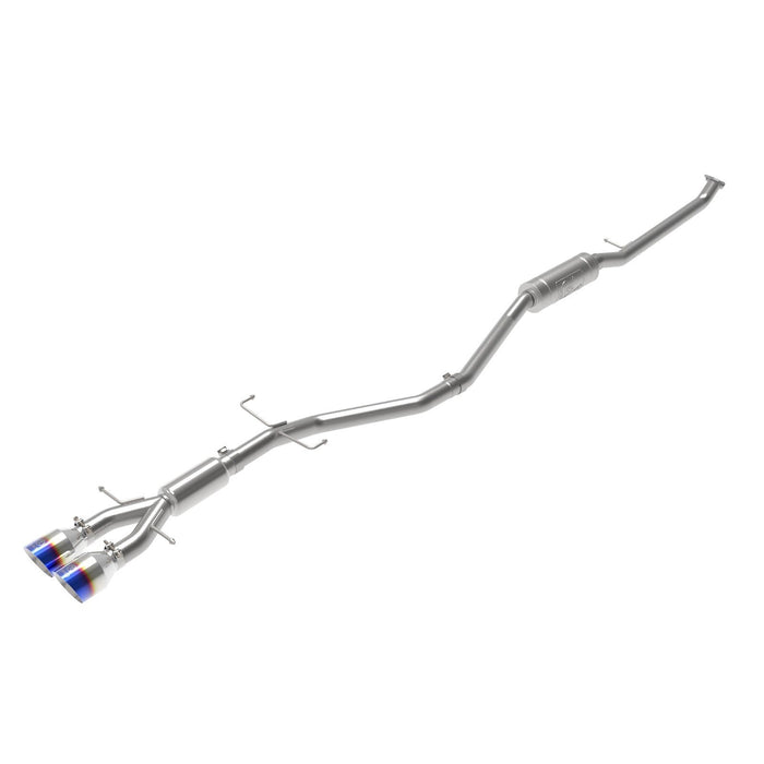 aFe Power Takeda 2-1/2 IN 304 Stainless Steel Cat-Back Exhaust System Honda Civic Si Sedan 17-20 L4-1.5L (t)