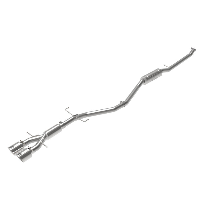 aFe Power Takeda 2-1/2 IN 304 Stainless Steel Cat-Back Exhaust System Honda Civic Si Sedan 17-20 L4-1.5L (t)