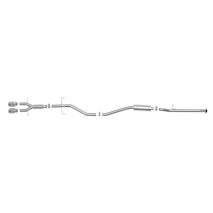 aFe Power Takeda 2-1/2 IN 304 Stainless Steel Cat-Back Exhaust System Honda Civic Si Sedan 17-20 L4-1.5L (t)