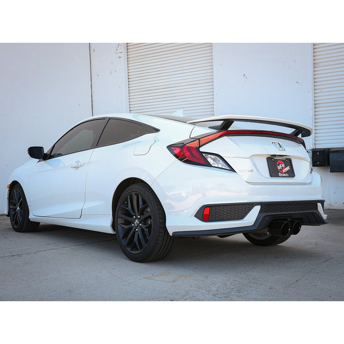 aFe Power Takeda 2-1/2 IN 304 Stainless Steel Cat-Back Exhaust System Honda Civic Si Coupe 17-20 L4-1.5L (t)