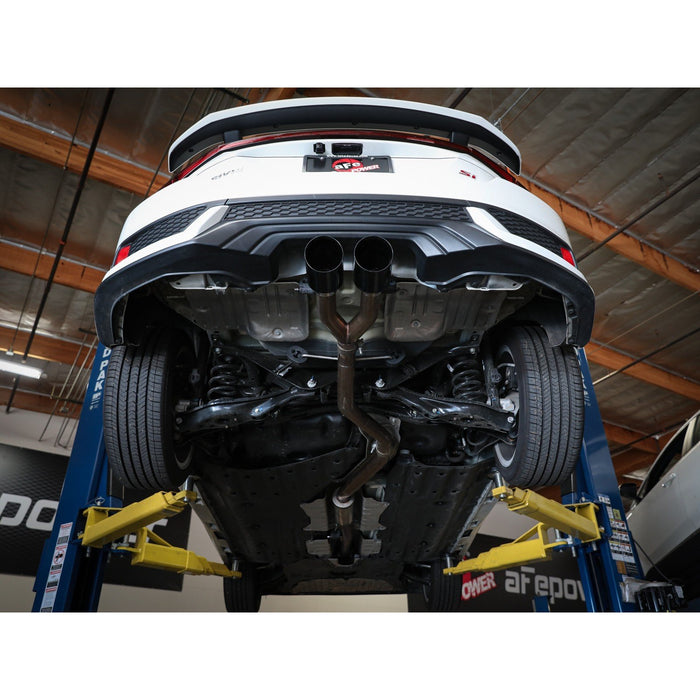 aFe Power Takeda 2-1/2 IN 304 Stainless Steel Cat-Back Exhaust System Honda Civic Si Coupe 17-20 L4-1.5L (t)