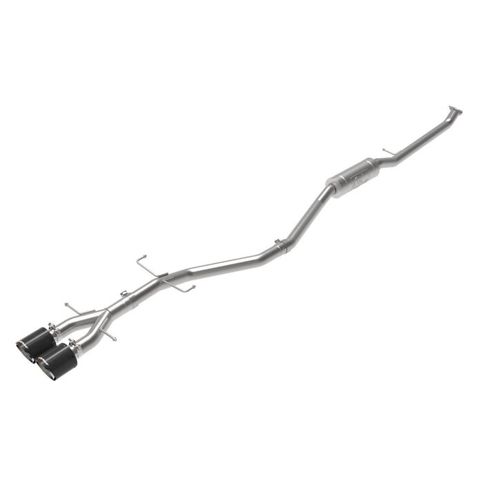 aFe Power Takeda 2-1/2 IN 304 Stainless Steel Cat-Back Exhaust System Honda Civic Si Coupe 17-20 L4-1.5L (t)