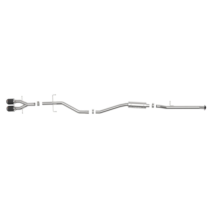 aFe Power Takeda 2-1/2 IN 304 Stainless Steel Cat-Back Exhaust System Honda Civic Si Coupe 17-20 L4-1.5L (t)