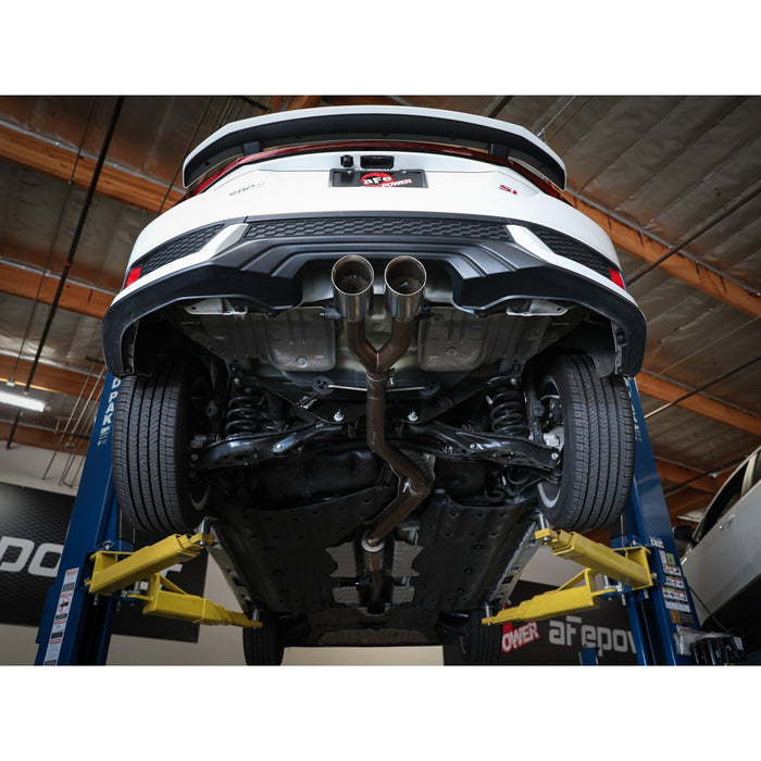 aFe Power Takeda 2-1/2 IN 304 Stainless Steel Cat-Back Exhaust System Honda Civic Si Coupe 17-20 L4-1.5L (t)