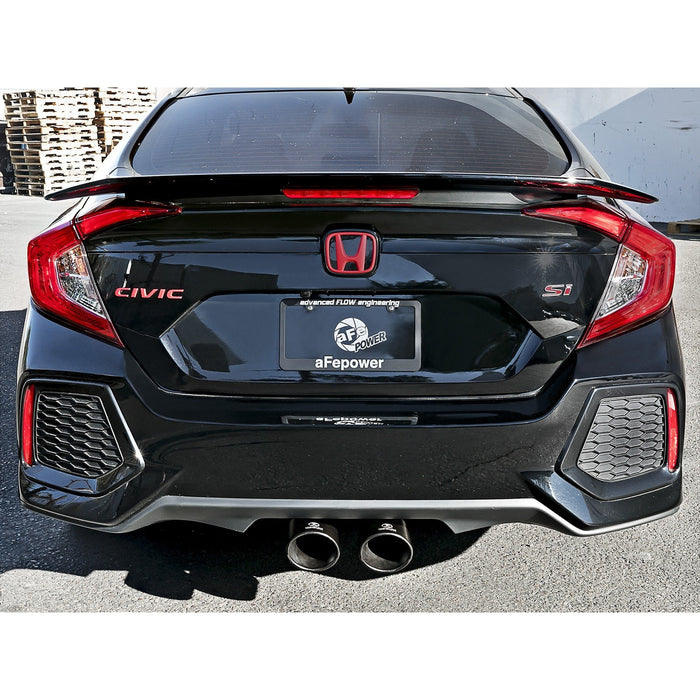 aFe Power Takeda 3 IN 304 Stainless Steel Cat-Back Exhaust System Honda Civic Si 17-20 L4-1.5L (t)