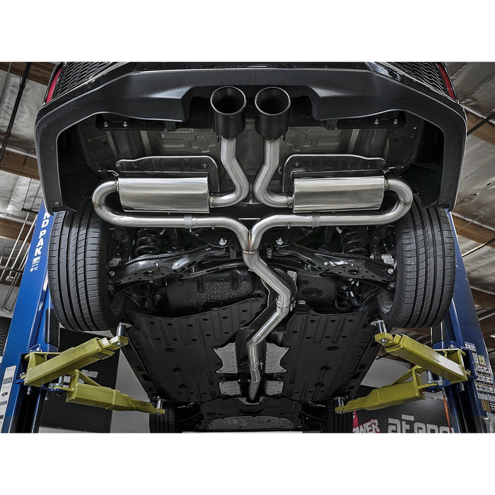 aFe Power Takeda 3 IN 304 Stainless Steel Cat-Back Exhaust System Honda Civic Si 17-20 L4-1.5L (t)