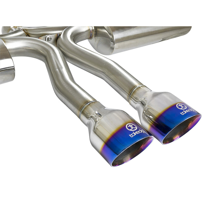 aFe Power Takeda 3 IN 304 Stainless Steel Cat-Back Exhaust System Honda Civic Si 17-20 L4-1.5L (t)