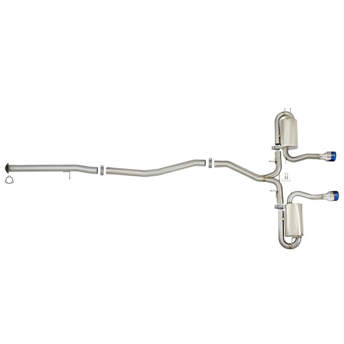 aFe Power Takeda 3 IN 304 Stainless Steel Cat-Back Exhaust System Honda Civic Si 17-20 L4-1.5L (t)