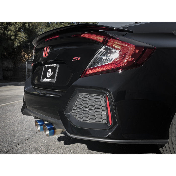 aFe Power Takeda 3 IN 304 Stainless Steel Cat-Back Exhaust System Honda Civic Si 17-20 L4-1.5L (t)