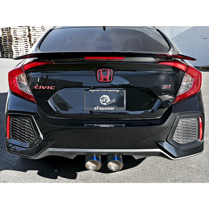 aFe Power Takeda 3 IN 304 Stainless Steel Cat-Back Exhaust System Honda Civic Si 17-20 L4-1.5L (t)