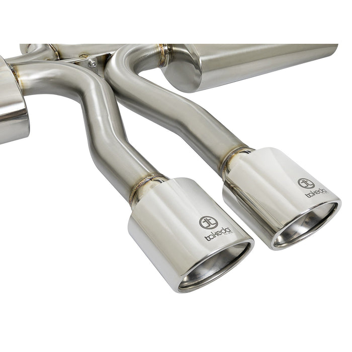 aFe Power Takeda 3 IN 304 Stainless Steel Cat-Back Exhaust System Honda Civic Si 17-20 L4-1.5L (t)
