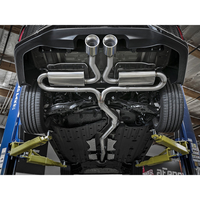 aFe Power Takeda 3 IN 304 Stainless Steel Cat-Back Exhaust System Honda Civic Si 17-20 L4-1.5L (t)