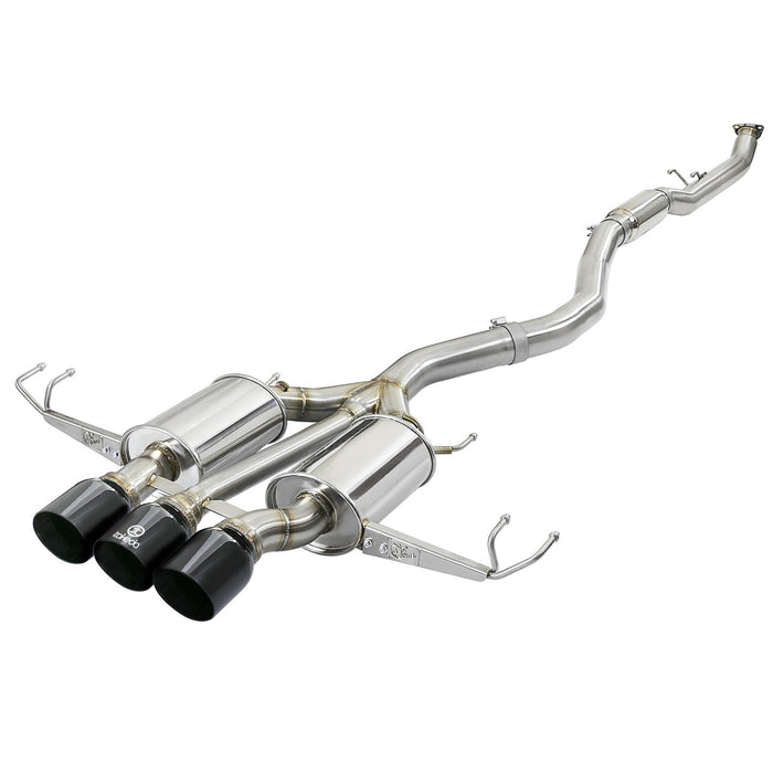 aFe Power Takeda 3 IN 304 Stainless Steel Cat-Back Exhaust System Honda Civic Type R 17-20 L4-2.0L (t)