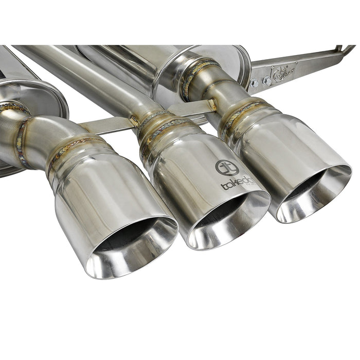 aFe Power Takeda 3 IN 304 Stainless Steel Cat-Back Exhaust System Honda Civic Type R 17-20 L4-2.0L (t)