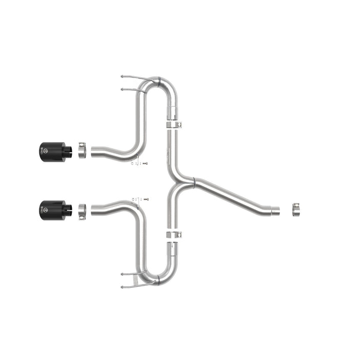aFe Power Takeda 2-1/2 IN 304 Stainless Steel Axle-Back Exhaust System Honda Civic Sport 17-20 L4-1.5L (t)