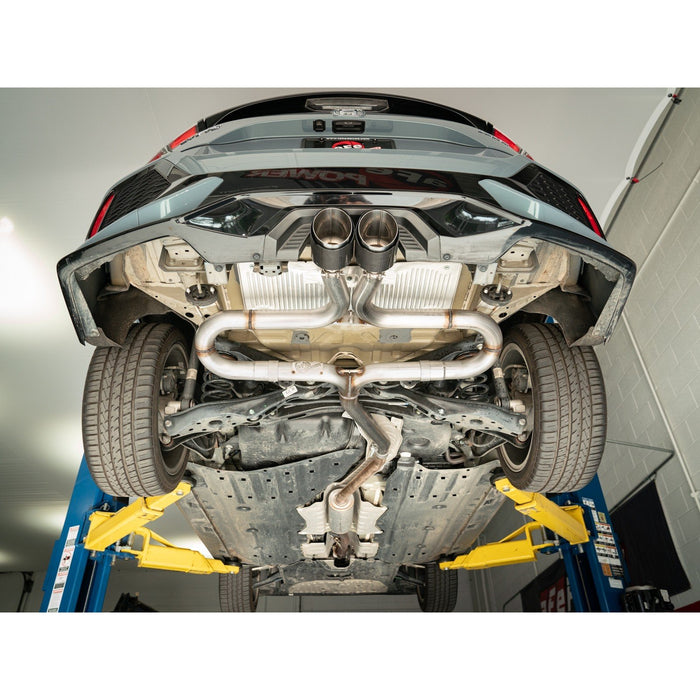 aFe Power Takeda 2-1/2 IN 304 Stainless Steel Axle-Back Exhaust System Honda Civic Sport 17-20 L4-1.5L (t)