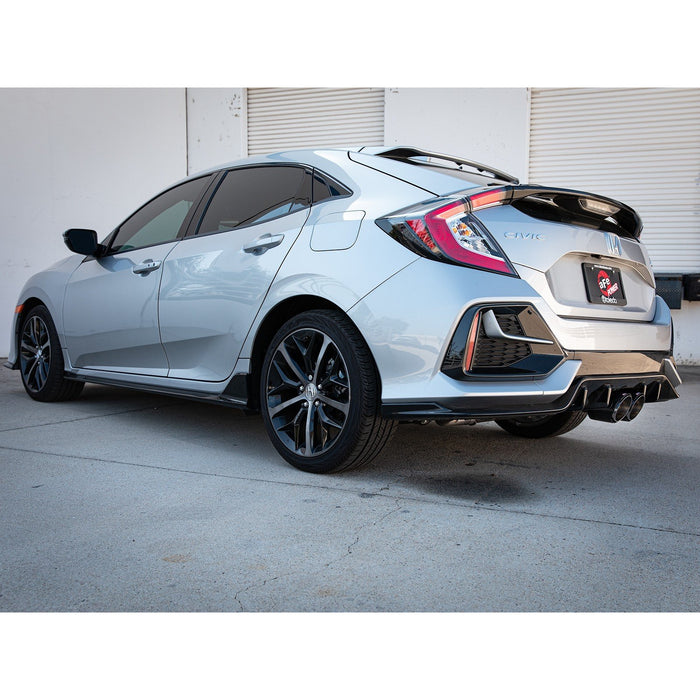 aFe Power Takeda 2-1/2 IN 304 Stainless Steel Axle-Back Exhaust System Honda Civic Sport 17-20 L4-1.5L (t)
