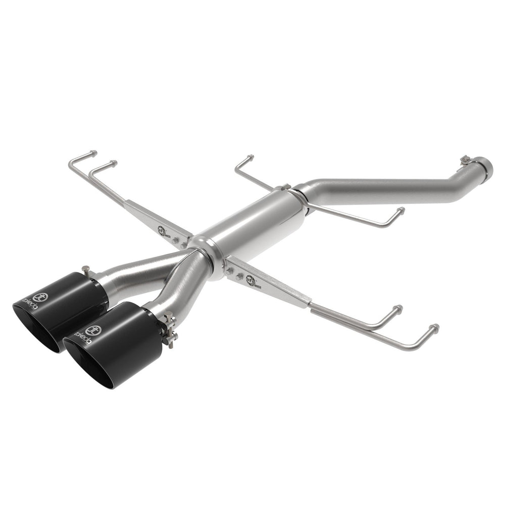 aFe Power Takeda 2-1/2 IN 304 Stainless Steel Axle-Back Exhaust System Honda Civic Type R 17-20 L4-2.0L (t)