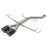 aFe Power Takeda 2-1/2 IN 304 Stainless Steel Axle-Back Exhaust System Honda Civic Type R 17-20 L4-2.0L (t)