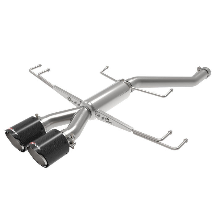 aFe Power Takeda 2-1/2 IN 304 Stainless Steel Axle-Back Exhaust System Honda Civic Type R 17-20 L4-2.0L (t)
