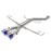 aFe Power Takeda 2-1/2 IN 304 Stainless Steel Axle-Back Exhaust System Honda Civic Type R 17-20 L4-2.0L (t)