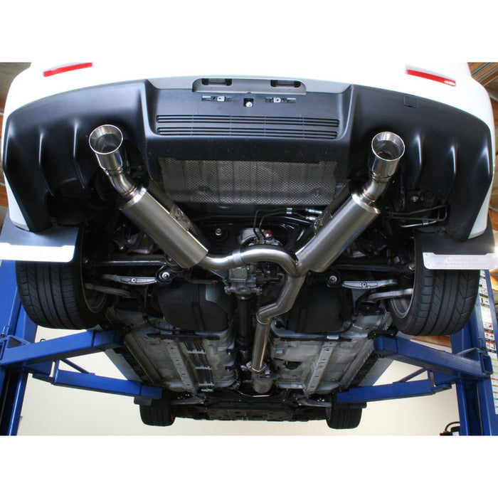 aFe Power Takeda 3 IN to 2-1/2 IN 304 Stainless Steel Cat-Back Exhaust Mitsubishi Lancer EVO X 08-15 L4-2.0L (t)