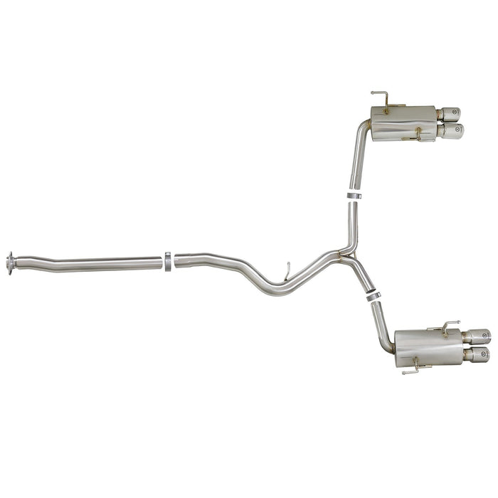 aFe Power Takeda 3 IN to 2-1/4 IN 304 Stainless Steel Cat-Back Exhaust Subaru WRX/STi 15-20 H4-2.0/2.5L (t)
