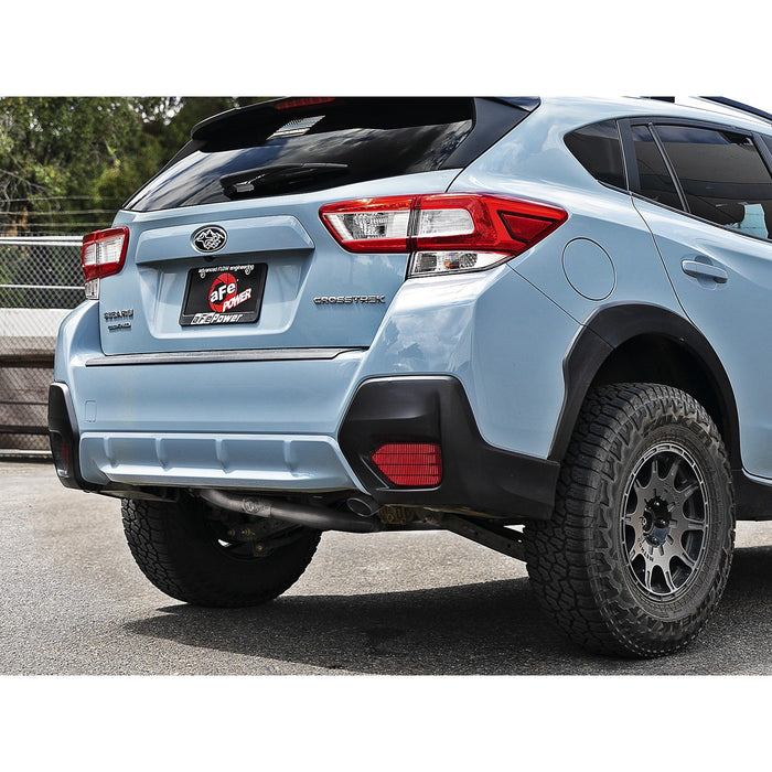 aFe Power Takeda 2-1/2 IN 304 Stainless Steel Cat-Back Exhaust System Subaru Crosstrek 18-19 H4-2.0L