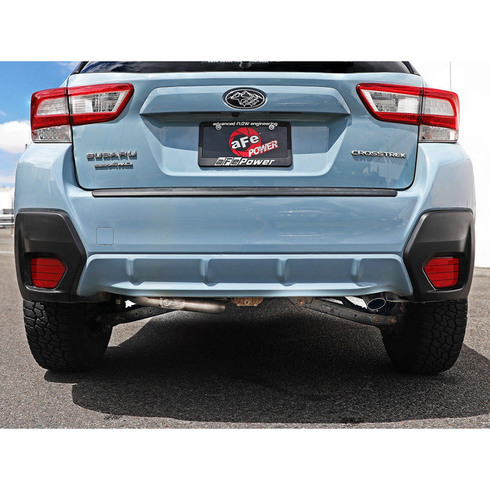aFe Power Takeda 2-1/2 IN 304 Stainless Steel Cat-Back Exhaust System Subaru Crosstrek 18-19 H4-2.0L