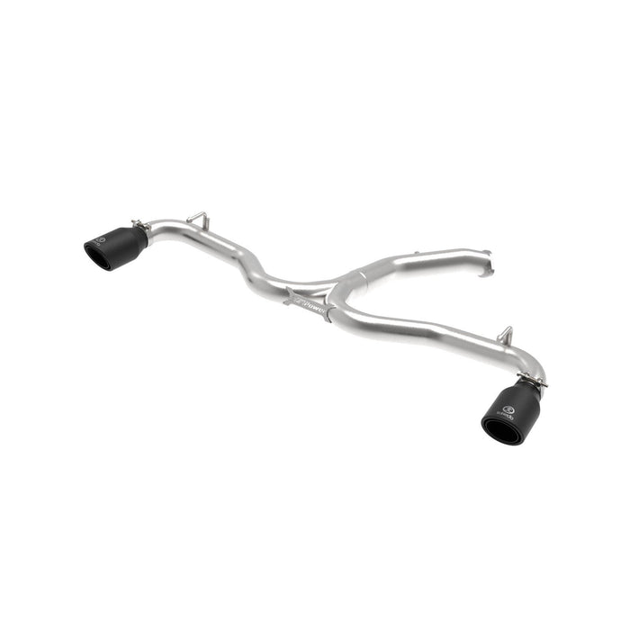 aFe Power Takeda 3 IN to 2-1/2 IN 304 Stainless Steel Axle-Back Exhaust w/ Black Tip Hyundai Elantra GT 18-20 L4-1.6L (t)